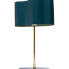 Lampe à poser Cloudy ovale Petrol 49cm