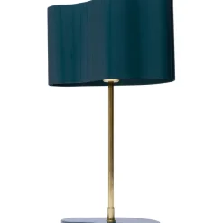 Lampe à poser Cloudy ovale Petrol 49cm