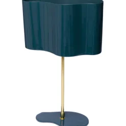 Lampe à poser Cloudy ovale Petrol 49cm