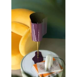 Lampe à poser Cloudy ovale plum 49cm