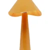 Lampe à poser Cloudy rond orange 49cm