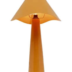 Lampe à poser Cloudy rond orange 49cm