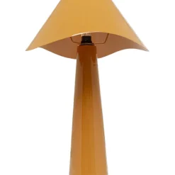 Lampe à poser Cloudy rond orange 49cm