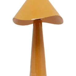 Lampe à poser Cloudy rond orange 49cm