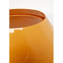 Lampe à poser Cloudy rond orange 49cm