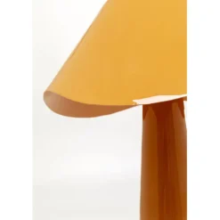 Lampe à poser Cloudy rond orange 49cm