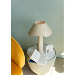 Lampe à poser Cloudy rond écru 49cm