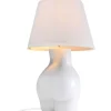 Lampe à poser Donna blanc 48cm