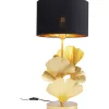 Lampe à poser Flores doré 62cm