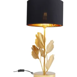 Lampe à poser Flores doré 62cm