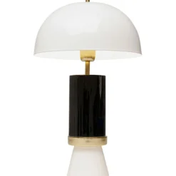 Lampe à poser Josy blanc-noir 51cm