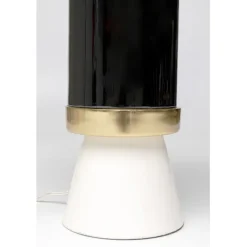 Lampe à poser Josy blanc-noir 51cm
