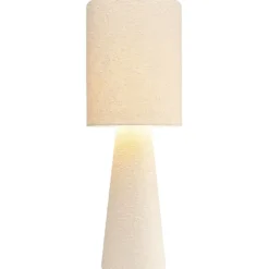 Lampe à poser Marleen beige bouclé 60cm