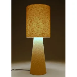 Lampe à poser Marleen beige bouclé 60cm