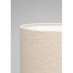 Lampe à poser Marleen beige bouclé 60cm