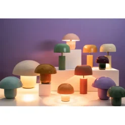 Lampe à poser Mushroom Shiny sauge 20cm