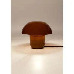 Lampe à poser Mushroom Shiny marron 27cm