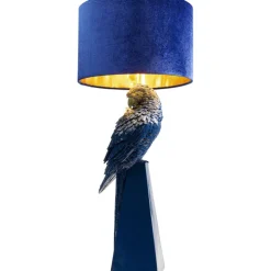 Lampe à poser Parrot bleu 84cm