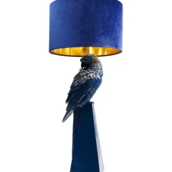 Lampe à poser Parrot bleu 84cm