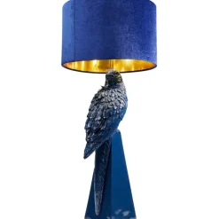 Lampe à poser Parrot bleu 84cm