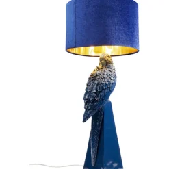 Lampe à poser Parrot bleu 84cm