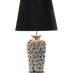 Lampe à poser Rose argente´ 57cm