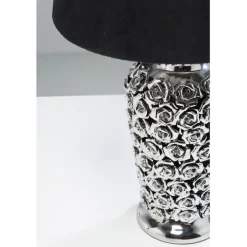 Lampe à poser Rose argente´ 57cm