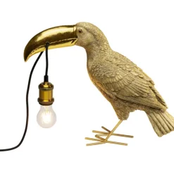 Lampe à poser Toucan doré 42cm