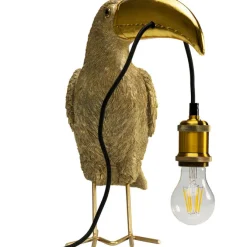 Lampe à poser Toucan doré 42cm
