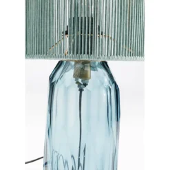 Lampe à poser Veccio bleu 42cm