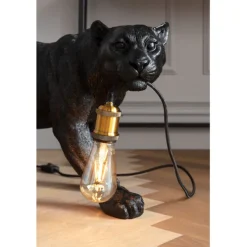 Lampe de sol Animal Bagheera 40cm