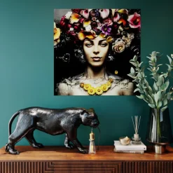 Lampe de sol Animal Bagheera 40cm