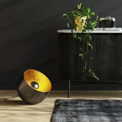 Lampe de sol Apollon Smooth Graphite Ø35cm