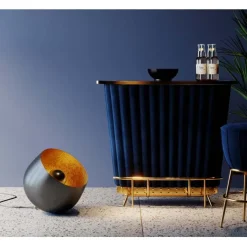 Lampe de sol Apollon Smooth Graphite Ø50cm