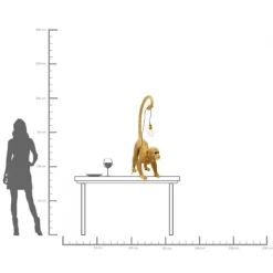 Lampe de sol Monkey Dance 120cm