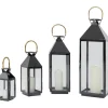 Lanterne Giardino noir (4/Set)