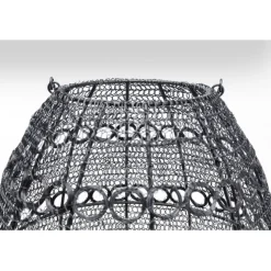 Lanterne Hayat noir 37cm