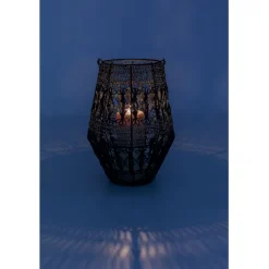 Lanterne Hayat noir 33cm