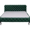Lit Desire velours vert 160x200cm