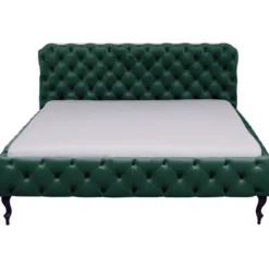 Lit Desire velours vert 160x200cm