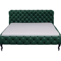 Lit Desire velours vert 180x200cm