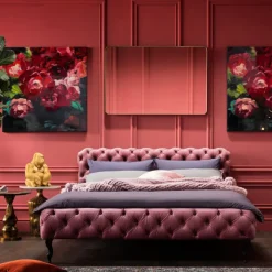 Lit Desire velvet rose 160x200cm