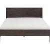 Lit en bois Brooklyn noyer 160x200