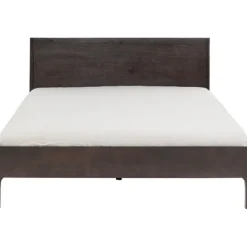 Lit en bois Brooklyn noyer 160x200