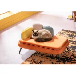 Lit pour chien/chat Diva orange