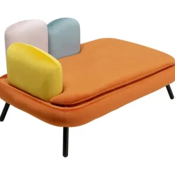 Lit pour chien/chat Diva orange
