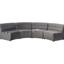 Élément de canapé Wave gris