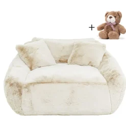 Loveseat Mika crème 156cm (4-parts)