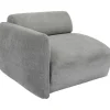 Lucca élément d angle gauche gris 89cm