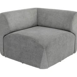 Lucca élément d angle gris 86cm